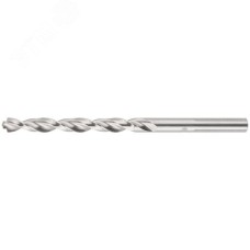 Сверло по металлу HSS полированное, центровочный наконечник, Р6М5, блистер 5,5х93 мм