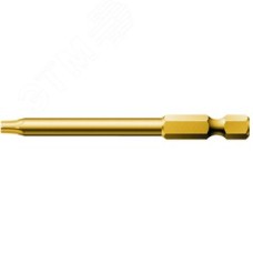 Бита 867/4 Z TORX HF c функцией фиксации крепежа вязкая твёрдость хвостовик шестигранный 1/4 E 6.3 TX 25X89 мм