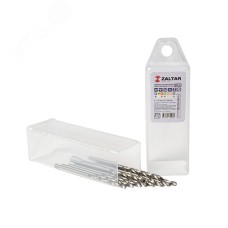 Сверло по металлу, индустриальное, DIN 338, HSS-G, Тип N, 5xD, 2,50 мм, (1 комплект-10 шт)