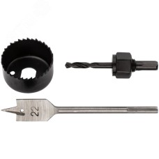 Сверла наборные для замков, набор 3 шт (23/50 мм)