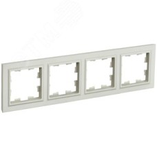BRITE Рамка 4 поста РУ-4-БрКр бежевый