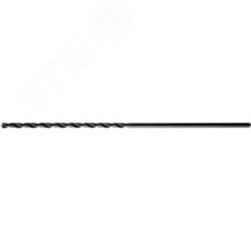 Сверло спиральное по дереву d 6x300/150мм, М-образная заточка