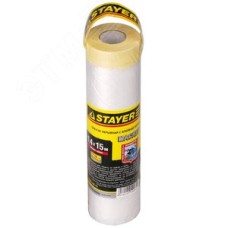Пленка защитная с клейкой лентой 15 м