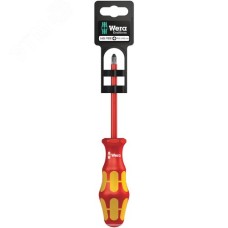 Отвертка диэлектрическая крестовая 162 i PH VDE SB PH 2X100 мм с держателем-еврослот