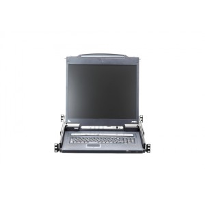 16-портовый IP KVM-переключатель с ЖК-дисплеем Slideaway/ATEN/CL5716IN-ATA-RG/ SINGLE RAIL 16P PS/2-USB LCDKVMP 19INCH WIH IP