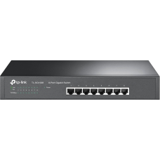 Сетевой коммутатор/ 8-port Gigabit Switch, 8 10/100/1000M RJ45 ports, 1U 13-inch rack-mountable steel case