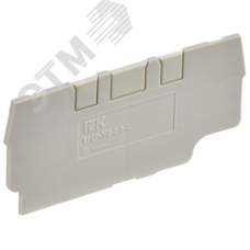 Заглушка для CP-MC 3 вывода 2,5мм2 серая IEK