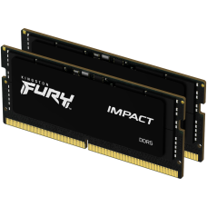Память оперативная/ Kingston 32GB 4800MT/s DDR5 CL38 SODIMM (Kit of 2) FURY Impact PnP