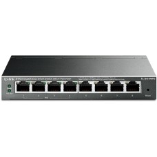 Коммутатор/ 8-Port Gigabit Easy Smart PoE Switch, 8 Gigabit RJ45 ports including 4 PoE ports, IEEE802.3af, 55W PoE power supply, MTU/Port/Tag-based VLAN, QoS, IGMP Snooping, Port Trunk, steel case