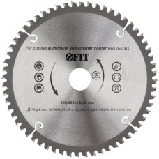 Диск пильный для циркулярных пил по алюминию 210X30/25.4X60T