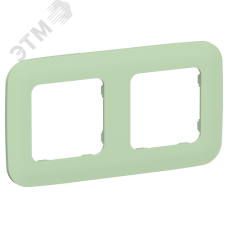 FLITE ARTISTIC Рамка 2-местная РУ-2-А-ФлФ фисташковый IEK