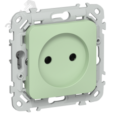 FLITE Розетка без заземления без защитных шторок 10А РС01-0-ФлФ фисташковый IEK