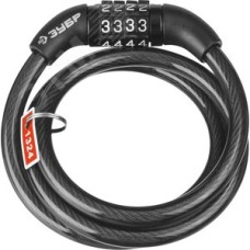 Замок ''СТАНДАРТ'', тросовый, кодовый, с неизменяемым кодом, длина троса - 950мм, d 8мм.