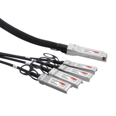 Кабель/ FIBO FT-Q40-4S10-DAC3m QSFP+ 40G to 4SFP+ 10G DAC модуль, медный кабель Belden, 3 метр