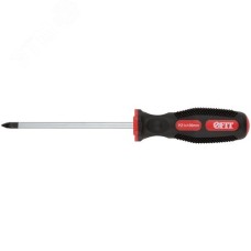 Отвертка ''Универсал'', CrV сталь, прорезиненная ручка, Профи 5х100 мм РZ1