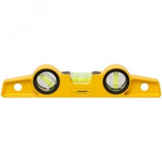 Уровень ''Хард'' мини, 3 глазка, литой усиленный профиль, фрезер.рабочая грань, магниты 250 мм