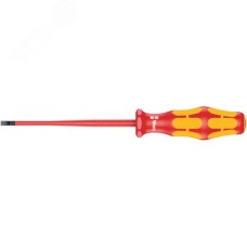 Отвёртка диэлектрическая шлицевая 160 iS SL VDE с зауженным рабочим концом 0.6X3.5X100 мм