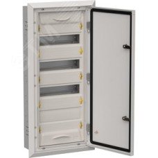 TITAN 5 Корпус металлический ЩРв-48 (1х48) 755х365х130мм IP31 серый (одна дверь)