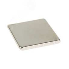 Неодимовый магнит прямоугольник 10х10х1 мм сцепление 0.6 кг (упак - 10 шт.)