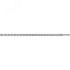 Бур по бетону SDS PLUS, Профи, W-образная вставка, двойная спираль, 20 х 600 мм