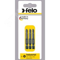 Бита крестовая PZ 1/PZ 2/PZ 3X50, 3 шт в блистере
