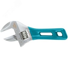 Ключ разводной с тонкими губками, пластиковая накладка на ручку, 150 мм, 36 мм