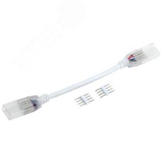 Коннектор 5 шт RGB 14мм (разъем-10см-разъем)