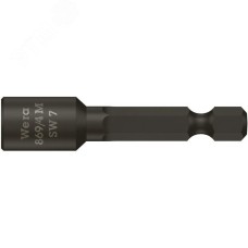 Головка торцевая 869/4 M с магнитом хвостовик 1/4 E 6.3 7X50 мм