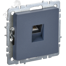 BRITE Розетка компьютерная RJ45 кат.6 РК11-БрМ маренго IEK