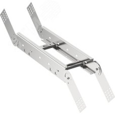 Поворот вертикальный шарнирный лестничный LESTA 55х400 мм