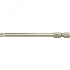Бита шлицевая 3800/4 TS SL нержавеющая сталь хвостовик 1/4 E 6.3 1X5.5X89 мм