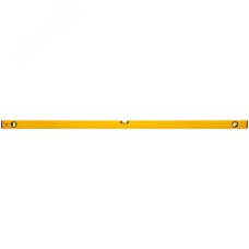 Уровень ''Стайл'', 3 глазка, желтый усиленный корпус, фрезерованная рабочая грань, шкала, Профи 1500 мм