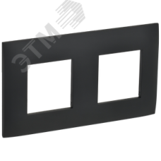 SKANDY Рамка 2-местная SK-F02G графит IEK