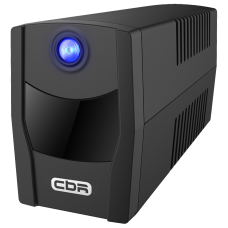 Башенный линейно-интерактивный ИБП/ ИБП CBR [QTM-650T-4I-LCUC] Line Interactive  650VA/360W 7Ah12V 4 x С13, HID-USB, RJ45/11