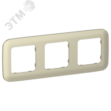 FLITE ARTISTIC Рамка 3-местная РУ-3-А-ФлШ шампань IEK
