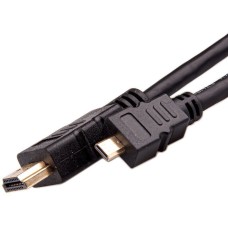 Кабель/ Кабель HDMI-19M --- MicroHDMI-19M ver 2.0+3D/Ethernet,1m Telecom <TCG206-1M>