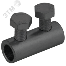 Зажим соединительный прямой пруток-пруток 6-8 мм оцинкованная сталь TD