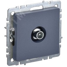 BRITE Розетка TV проходная РТВ10-0-БрМ маренго