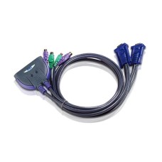 2-х портовый KVM переключатель PS/2, 0,9м/ 2 PORT KVM SWITCH FOR PS2   W/0.9m