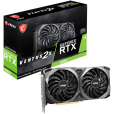 Видеокарта/ VGA MSI NVIDIA GeForce RTX 3060 VENTUS 2X 12G OC 12GB, GDDR6/192-bit, PCIe 4.0, 1xHDMI 2.1, 3xDP, 2.5-slot