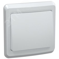 VEGA Выключатель 1-клавишный 10А ВС10-1-0-ВБ белый GENERICA
