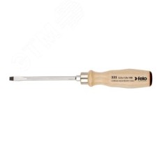 Отвертка с деревянной рукояткой ударная SL 4,5Х0,8