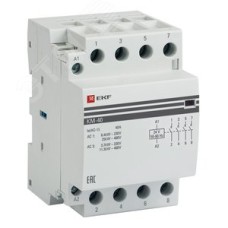 Контактор модульный КМ 40А 4NО (3 мод.) 24В АС PROxima