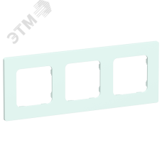 FLITE CLASSIC Рамка 3-местная РУ-3-К-ФлХЛ холодный лед IEK