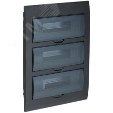 Корпус модульный пл. встр. ЩРВ-П-36 черный IP41
