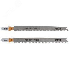 Полотна по дереву, HCS, шлифованные под свободным углом зубья, 116/91 мм, переменный шаг (T234X), 2 шт.