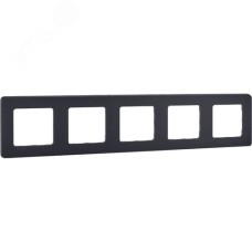 Рамка 5-местная антрацит INSPIRIA