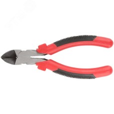 Бокорезы ''Стандарт'', красно-черные пластиковые ручки, полированная сталь 165 мм