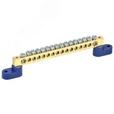 Шина N ноль на двух угловых изоляторах ШНИ-8х12-16-У2-С