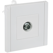 FORTE&PIANO Розетка TV проходная FP229 белый IEK
